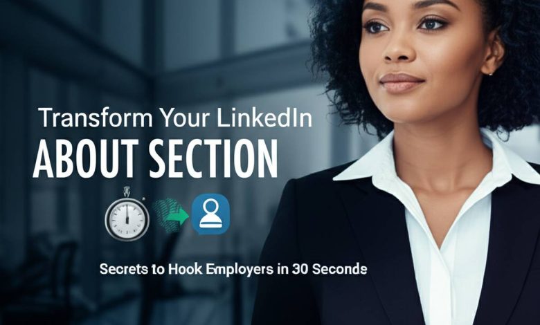 Transform Your LinkedIn About Section: Secrets to Hook Employers in 30 Seconds Transform Your LinkedIn About Section: Secrets to Hook Employers in 30 Seconds